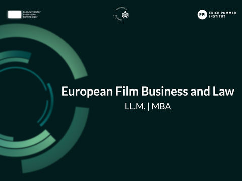 Die Filmuniversität Babelsberg KONRAD WOLF und die Universität Potsdam stellen den geplanten neuen Masterstudiengang European Film Business and Law LL.M. | MBA vor