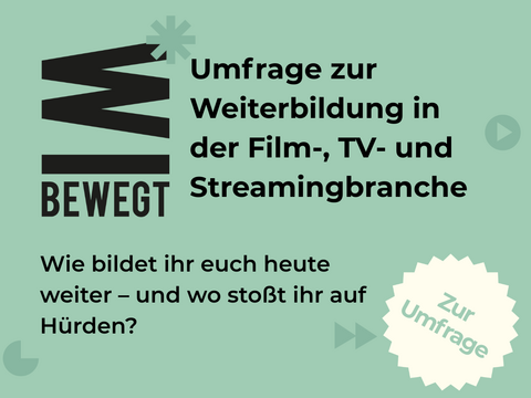 Bundesweite Erhebung zu Weiterbildungsaktivitäten in der Bewegtbildbranche