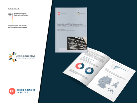 Weiterbildungsverbund Media Collective veröffentlicht Publikation zum Fachkräftemangel und den Weiterbildungsbedarfen in der Bewegtbildbranche
